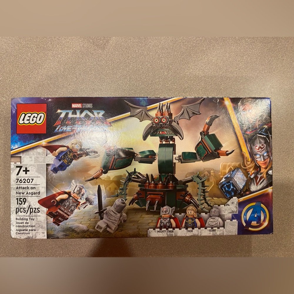 BNIB Kids Lego Thor love and thunder set. Age 7plus. 159 piece.